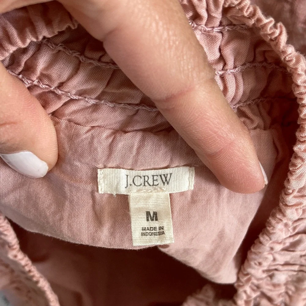 J.Crew‎ Embroidered Skirt Medium Blush Pink - Picture 2 of 7